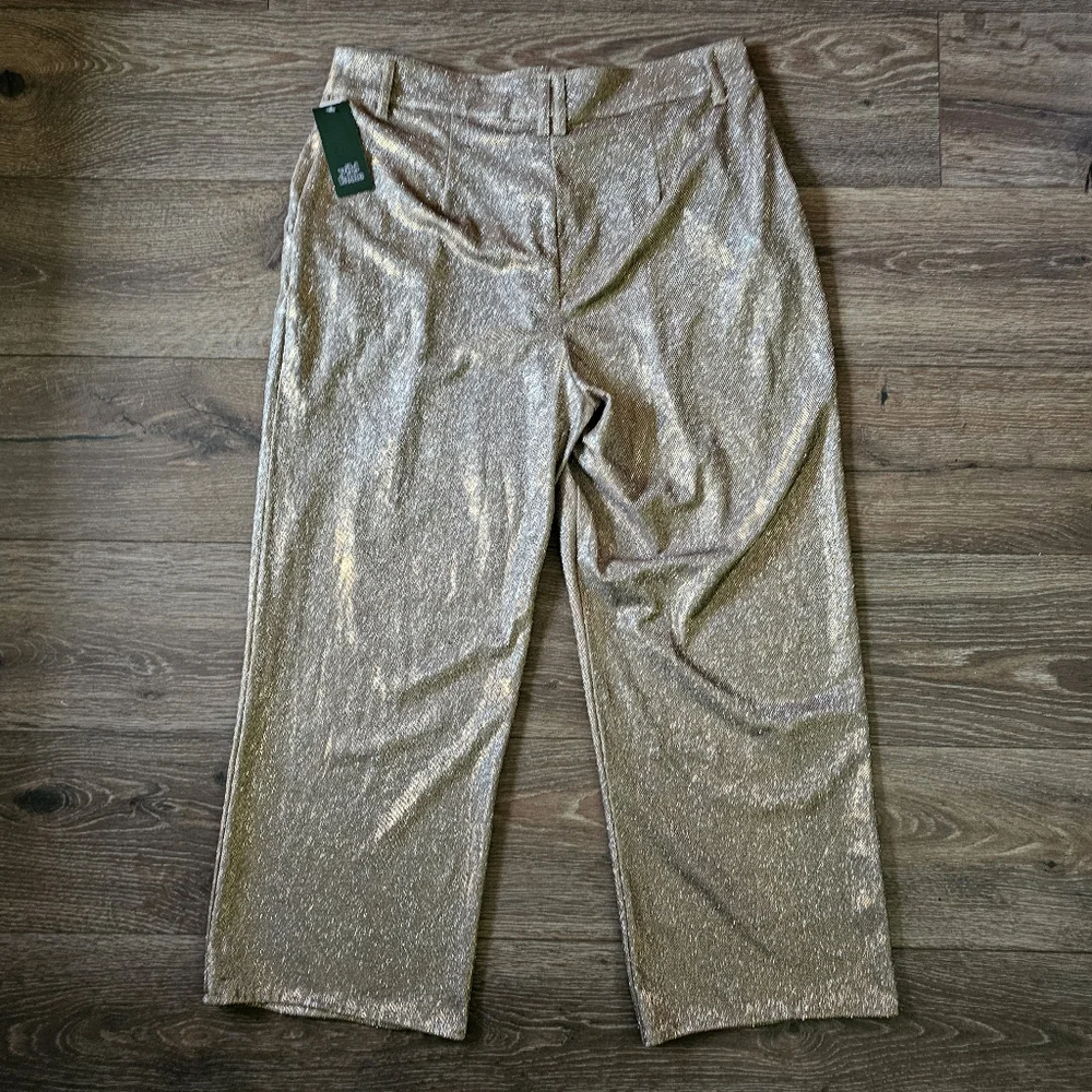 NWT Wild Fable Sparkly Gold New Years Eve Holiday Party Blazer Pants & Purse Set - Picture 9 of 15